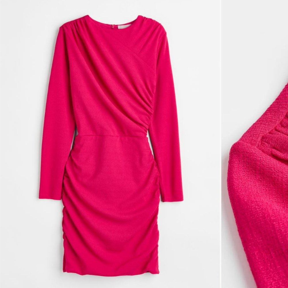 Draped Bodycon Dress